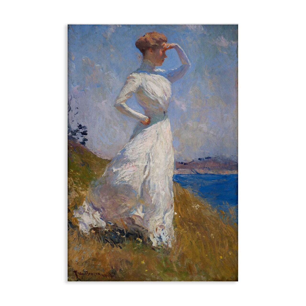 Stupell Industries Classical Woman in Sunlight Canvas Wall Art Design by one1000paintings